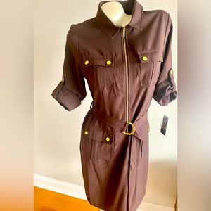 Brown ladies dress